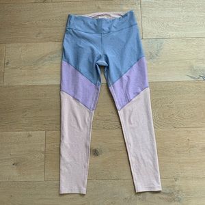 Outdoor Voices Colorblock Yoga Pant Leggings